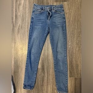 Topshop Medium wash Skinny jeans in size 28